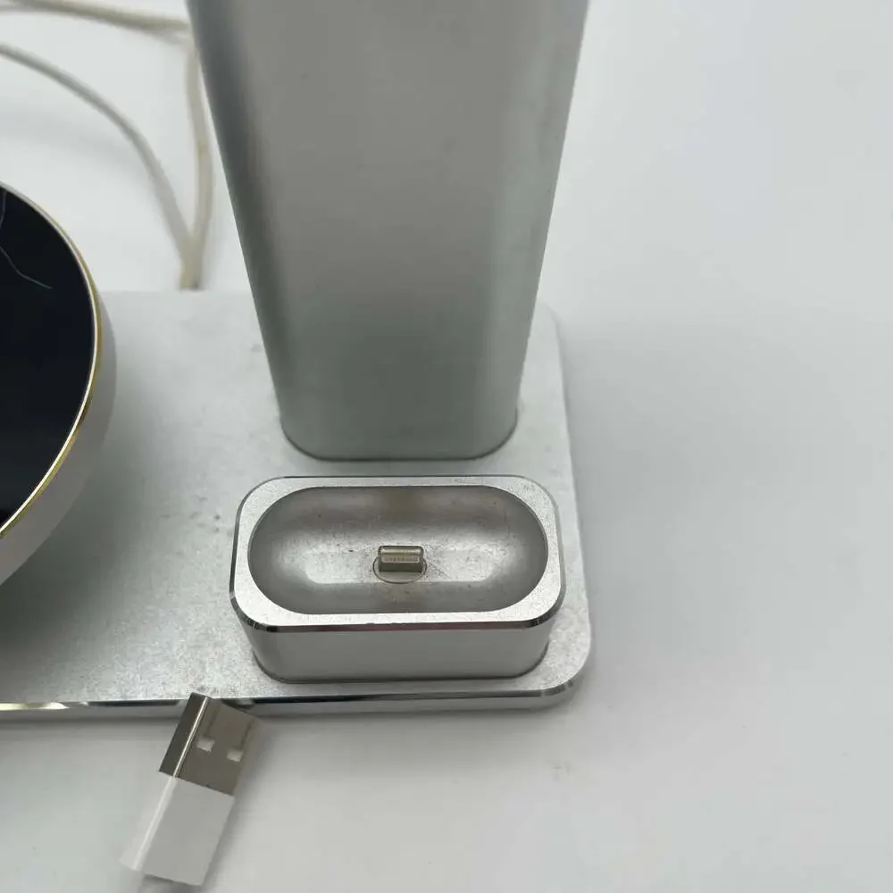 Olebr 3-in-1 Aluminum Charging Stand for Apple Watch, iPhone, and AirPods‎